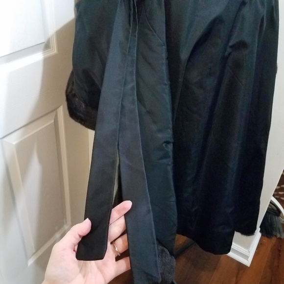 Vintage 1960s mob wife DASCO chocolate Mink fur coat L/XL - Picture 13 of 16